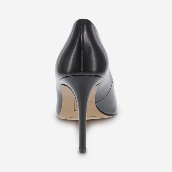 👠BLACK POINTED TOE HIGH HEEL SHOES - Picture 3 of 5